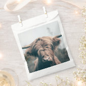 Sachets En Papier Portrait de vache Highland (Coupé)