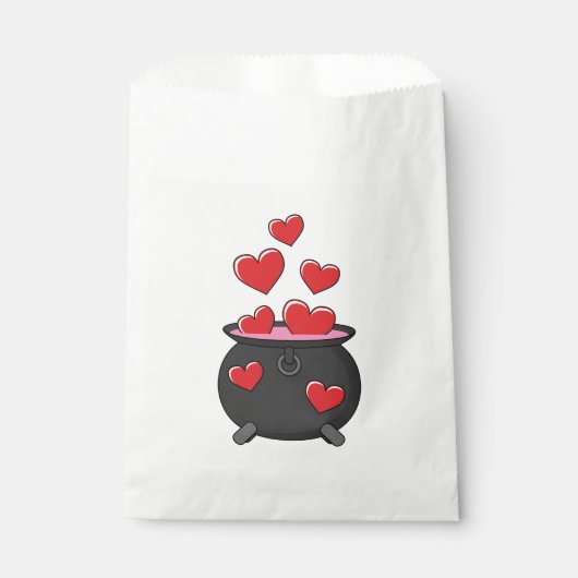 Sachets En Papier Potion d'amour des coeurs (Devant)