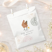 Sachets En Papier Poulets Baby shower poussin (Coupé)