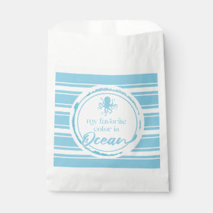 Sachets En Papier Poulpe Bleu Côtier
