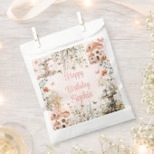 Sachets En Papier Premier anniversaire de la fille aux champignons d (Coupé)