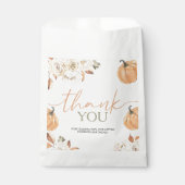 Sachets En Papier Premier anniversaire du petit Citrouille (Devant)