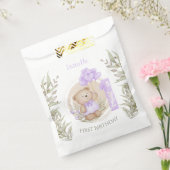 Sachets En Papier Premier Anniversaire Mignonne Teddy Bear Ballons C (Scellé)