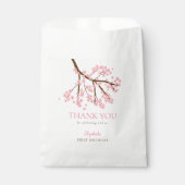 Sachets En Papier Premier Anniversaire Printemps Cerise Fleurs Flora (Devant)