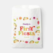 Sachets En Papier Premier Fiesta Taco 1er Anniversaire (Devant)