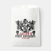 Sachets En Papier Premier Knockout Boxe fête d'anniversaire (Devant)