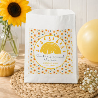 Sachets En Papier Premier Tour Autour du Soleil 1er Anniversaire