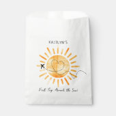 Sachets En Papier Premier Voyage Autour Du Soleil 1Er Anniversaire (Devant)