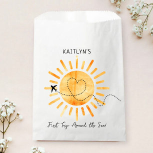 Sachets En Papier Premier Voyage Autour Du Soleil 1Er Anniversaire