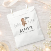 Sachets En Papier Première anniversaire de la forêt d'ours (Coupé)