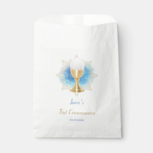 Sachets En Papier Première communion catholique (Devant)