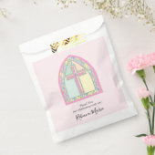 Sachets En Papier Première communion en verre rose (Scellé)