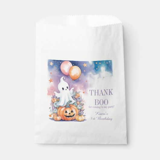 Sachets En Papier Première fête du Boo Day - Merci Boo (Devant)