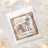 Sachets En Papier PREMIÈRE RODÉE | Boy Cowboy 1st Birthday Party (Coupé)