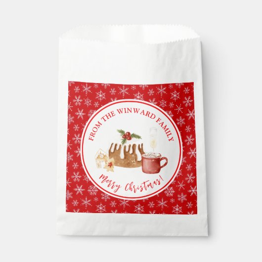 Sachets En Papier Préparation de gâteaux de Noël (Devant)