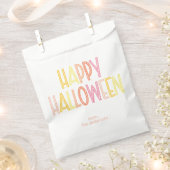 Sachets En Papier Preppy Happy Halloween (Coupé)