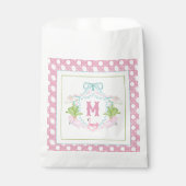 Sachets En Papier Preppy Palm Beach Monogram Crest (Devant)