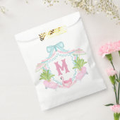 Sachets En Papier Preppy Palm Beach Monogram Crest (Scellé)