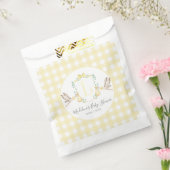Sachets En Papier Préppy Southern Yellow Stork Baby shower (Scellé)