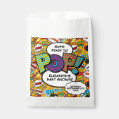 Sachets En Papier Prêt à pop Baby shower amusant Comic Book (Devant)