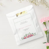 Sachets En Papier Pretty Eucalyptus Pink Roses Funeral Seed Packet (Scellé)