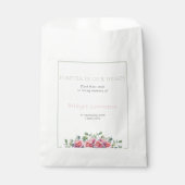 Sachets En Papier Pretty Eucalyptus Pink Roses Funeral Seed Packet (Devant)