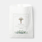 Sachets En Papier Pretty Eucalyptus Wooden Cross Funeral Seed Packet (Devant)