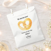 Sachets En Papier Pretzel Heart Mariage Donut (Coupé)
