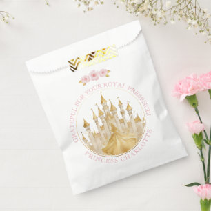 Sachets En Papier Princess Anniversaire Favoriser Sac - Rose et Or R