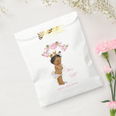 Sachets En Papier Princesse Baby shower fille rose blanche ethnie (Scellé)