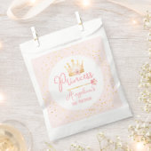 Sachets En Papier Princesse Crown Rose Petite fille Anniversaire (Coupé)