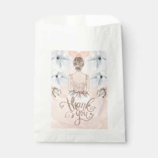 Sachets En Papier Princesse de luxe Anniversaire parties scintillant (Devant)