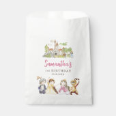 Sachets En Papier Princesse et Chevaliers Anniversaire (Devant)