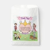 Sachets En Papier Princesse et Prince Cute Fairytale Cartoon Party (Devant)