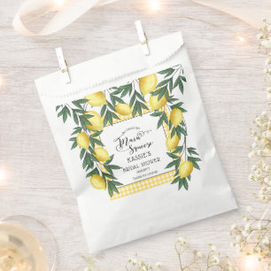Sachets En Papier Principale Fête des mariées tropicale citrons de t
