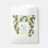 Sachets En Papier Principale Fête des mariées tropicale citrons de t (Devant)