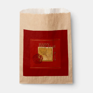 Sachets En Papier Printemps chinois porc Nouvel an 2019 artisanat Fa