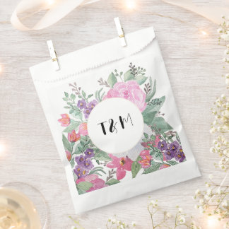 Sachets En Papier Printemps été Floral Boho Garden