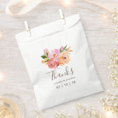 Sachets En Papier Printemps mariage aquarelle fleurs invités faveur (Coupé)