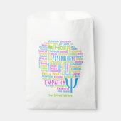 Sachets En Papier PSYCHOLOGIE Word Cloud texte personnalisé (Devant)