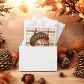 Sachets En Papier Puissant Chênes Brown Plaid Chute Baby shower Acor