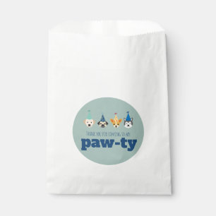 Sachets En Papier Puppy Paw-ty Treat, Fête d'anniversaire de chien,