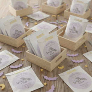 Sachets En Papier Purple Éffrayant Cute Bats Bébé Halloween