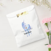 Sachets En Papier Purple Unicorn Gold Parties scintillant Coeur pers (Scellé)