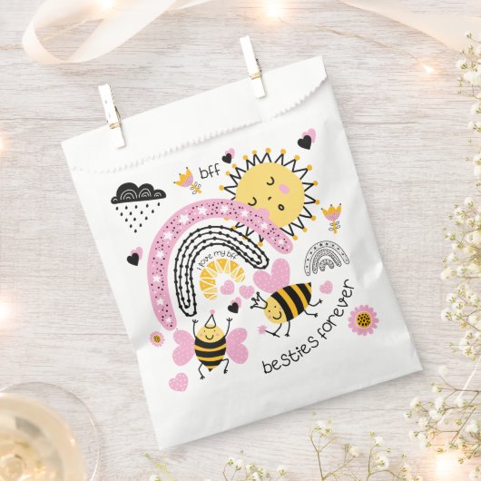 Sachets En Papier Queen Bees Best Friends Forever Cute (Coupé)