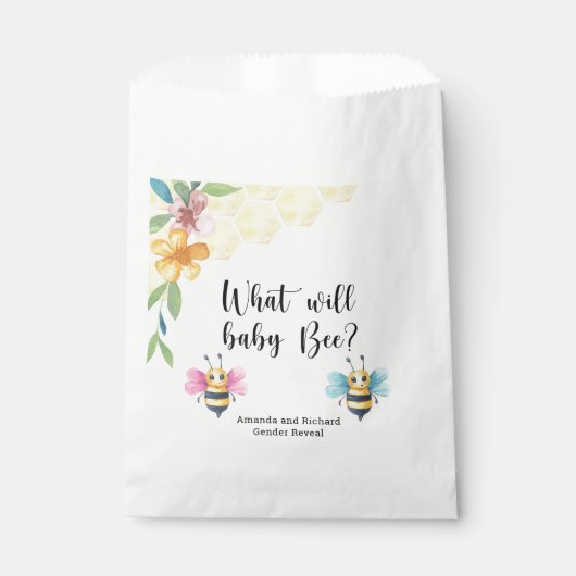 Sachets En Papier Quel bébé sera (Devant)