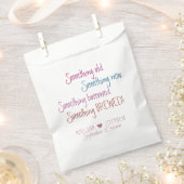 Sachets En Papier Quelque chose d'ancien nouveau emprunté brassé mar (Coupé)