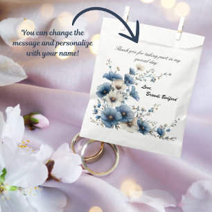 Sachets En Papier Quelque chose de bleu avant de faire Fête des mari