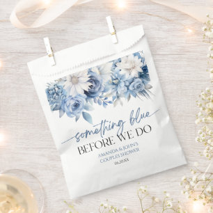 Sachets En Papier Quelque chose de bleu avant de faire une douche fl