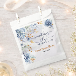 Sachets En Papier Quelque Chose de Bleu Avant Ma Fête de Mariage